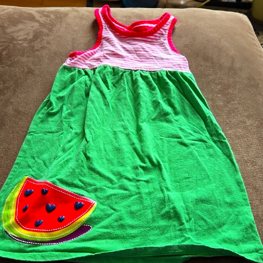 Colorful Watermelon kids Dress 3T